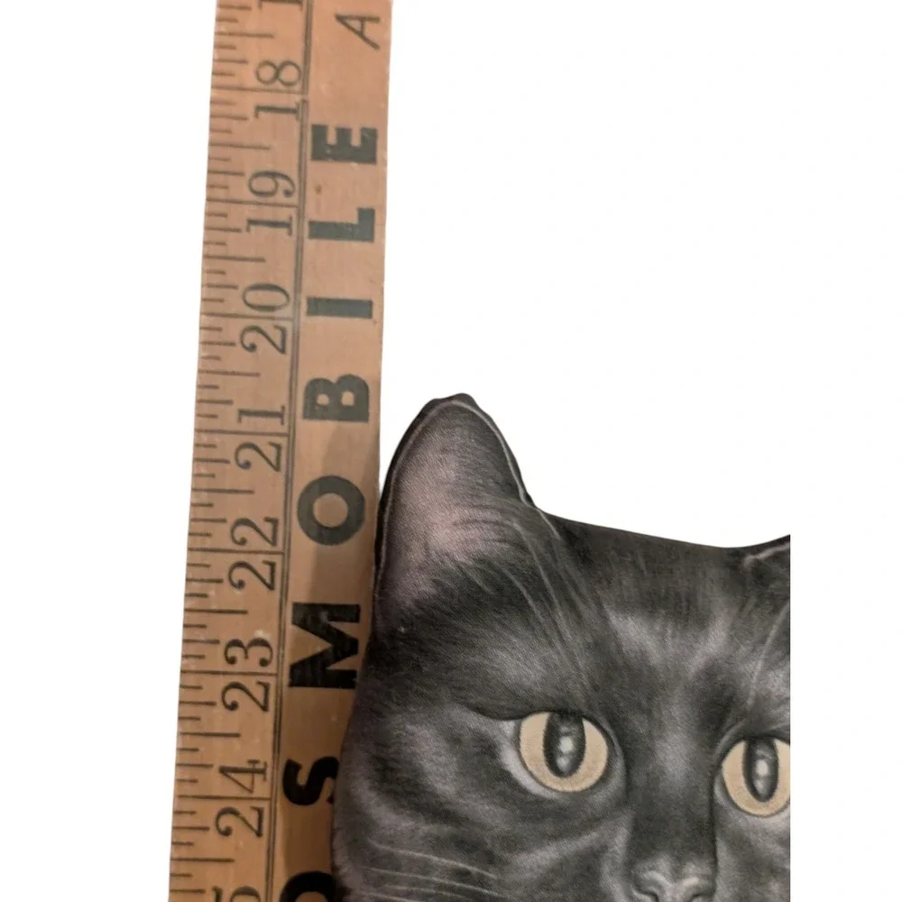 Vintage Black Cat Doorstop Sewn Toy Works 21